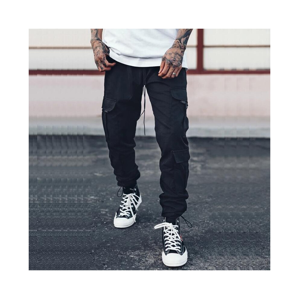Autumn Men's Men's Workwear Casual Pants Loose Large Size Straight Woven Trousers Multi-Pocket Sports Pants 885657704231
