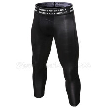 Men Compression Pants Casual Calf-Length Tights Pants Bodybuilding Man High Elasticity Joggers Slim fit Skinny Leggings