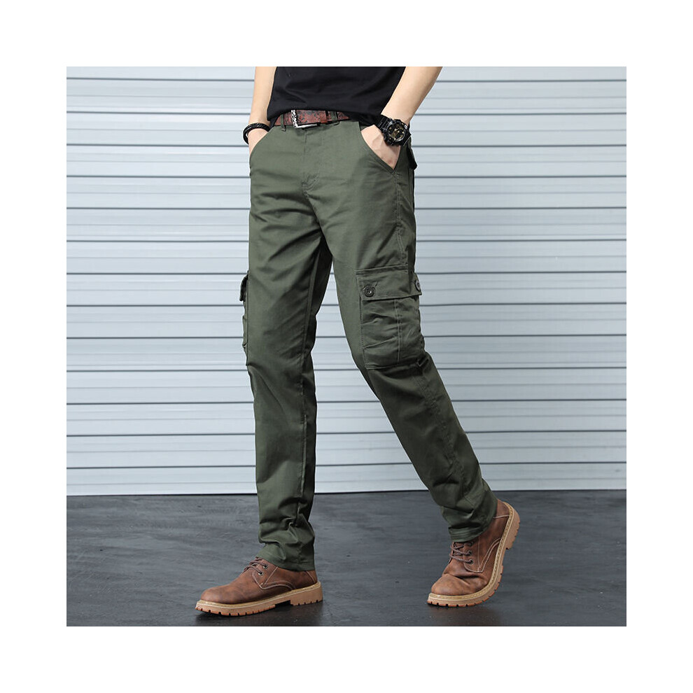 Autumn Pocket Overalls Men's Trousers Loose Camouflage Pants Casual Pants Straight Military Work Cargo Pants Men 885657707133