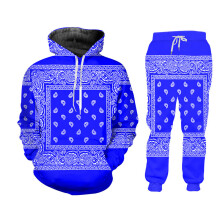 Women/Men Jogger 3D Pants Sweatshirt Colorful Paisley Graphic Tracksuit Sweatpants Hoody Cashew Floral Streewear 2Piece Set