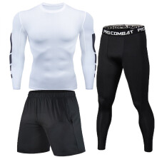 Men's Sports Suit MMA rashgard male Quick drying Sportswear Compression Clothing Fitness Training kit Thermal Underwear leggings