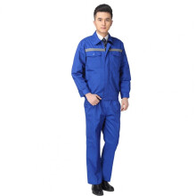 1 Set Men Coat Pants Reflective Working Coveralls Solid Autumn Long Sleeve Jacket Pant Auto Car Repairmen Workshop Uniform