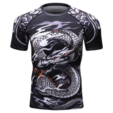 Men Sports jiu jitsu bjj Suit Gym Fitness Compression Clothes Running Jogging Sport Wear Exercise Workout Rashguard Tights