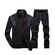 Sporty 1 Set Stylish Ribbed Cuff Jacket Mid Waist Pants Autumn Winter Jacket Pants Set Loose for Sports