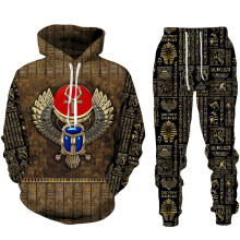 Golden 3D Print MUnisex Spring Autumn Suit Hoodie + Pants Two Pieces Casual Sportswear 3D Clothing For Women and Men