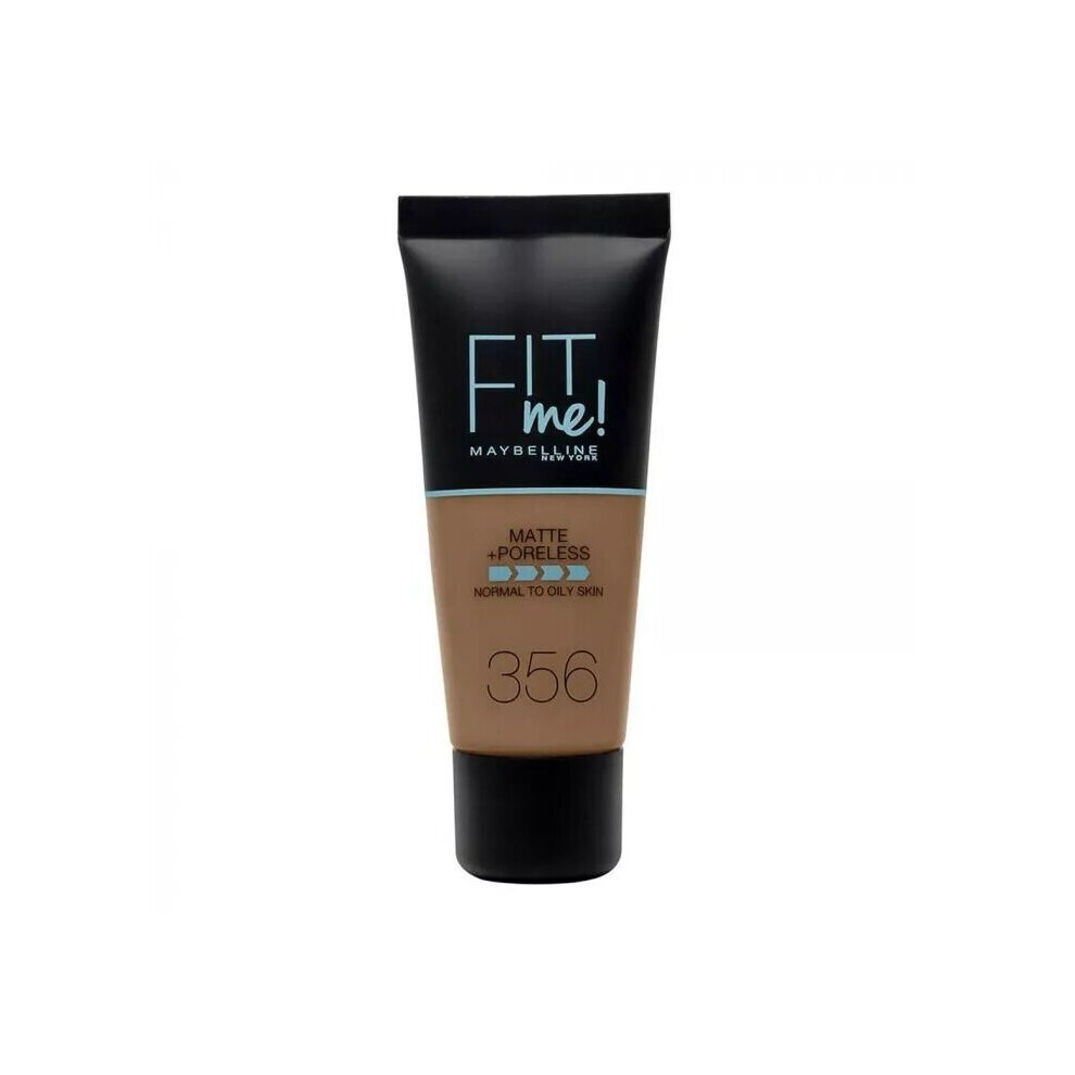 Maybelline Fit Me Matte + Poreless Foundation 356 Warm Coconut 30 mL