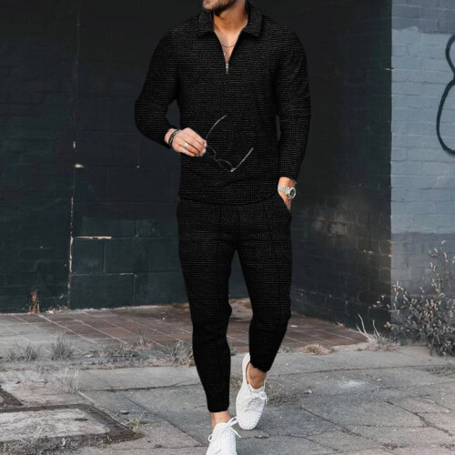 Mens polo sweatsuit deals