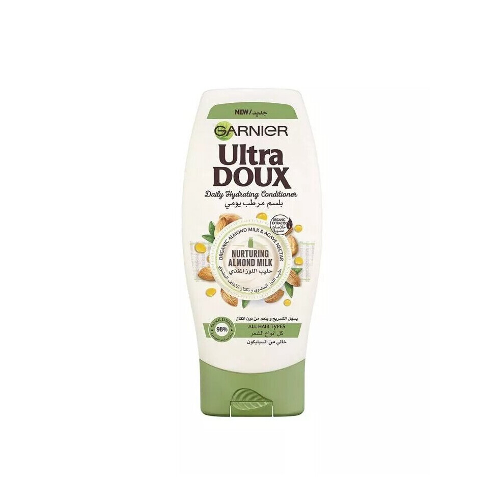 Garnier Ultra Doux Nurturing Almond Milk Daily Hydrating Conditioner 400 Ml