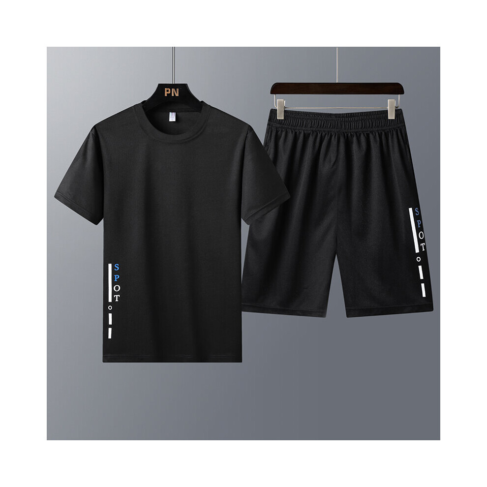 Men's Sets Tracksuit Summer Style T-shirts + Shorts Sport Suit Casual Sweatshort Hip Hop Women and Men Clothing-image-OPC-PBQZTXH-NEW