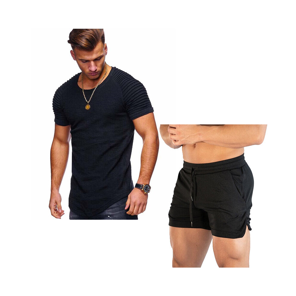 Sports jacket suit sportswear men's running shorts football sportswear men's 2-piece sportswear sportswear T-shirt-image-OPC-PBQZWGZ-NEW