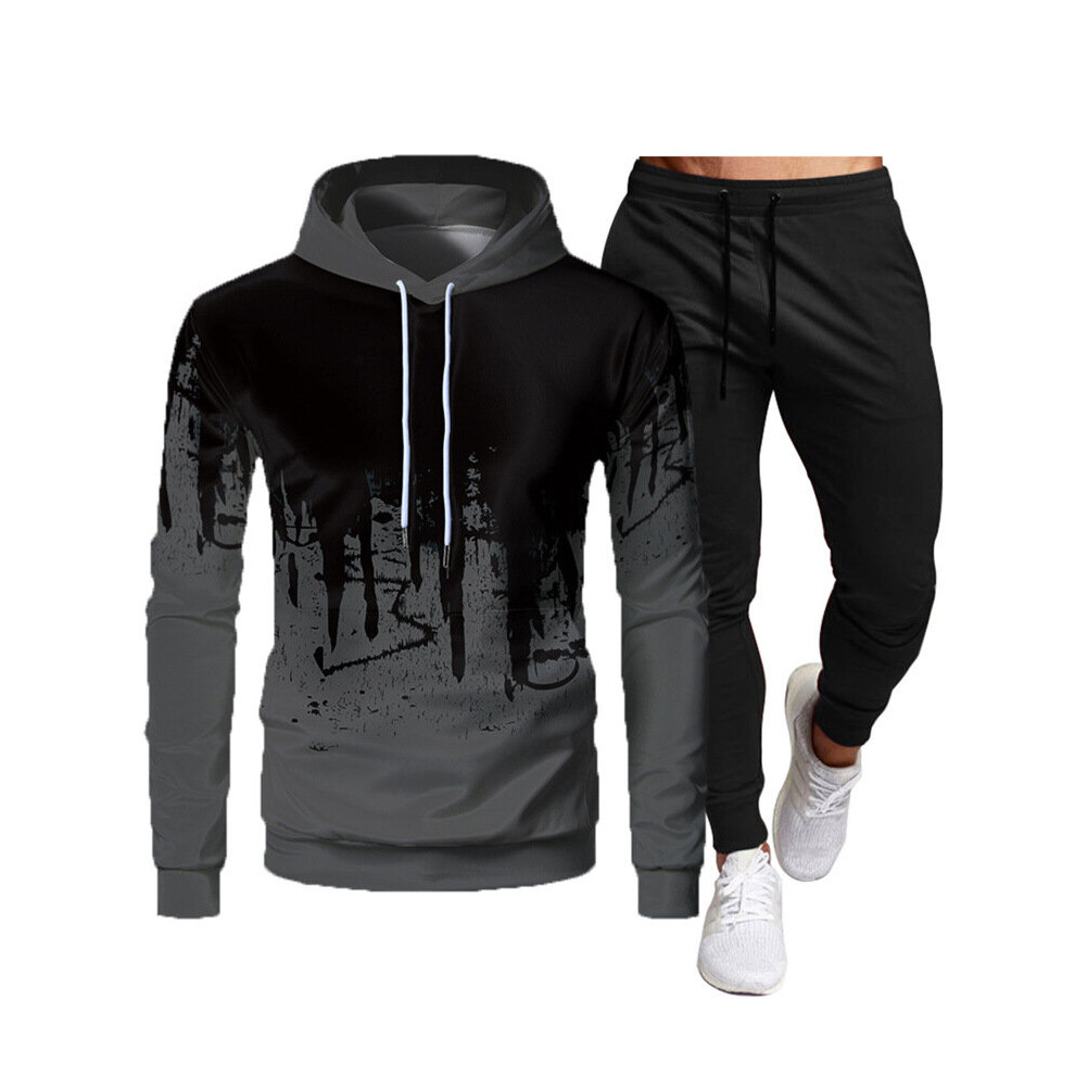 men's sportswear set sportswear Hoodie sportswear + pants Pullover two piece set-image-OPC-PBQZWJ5-NEW