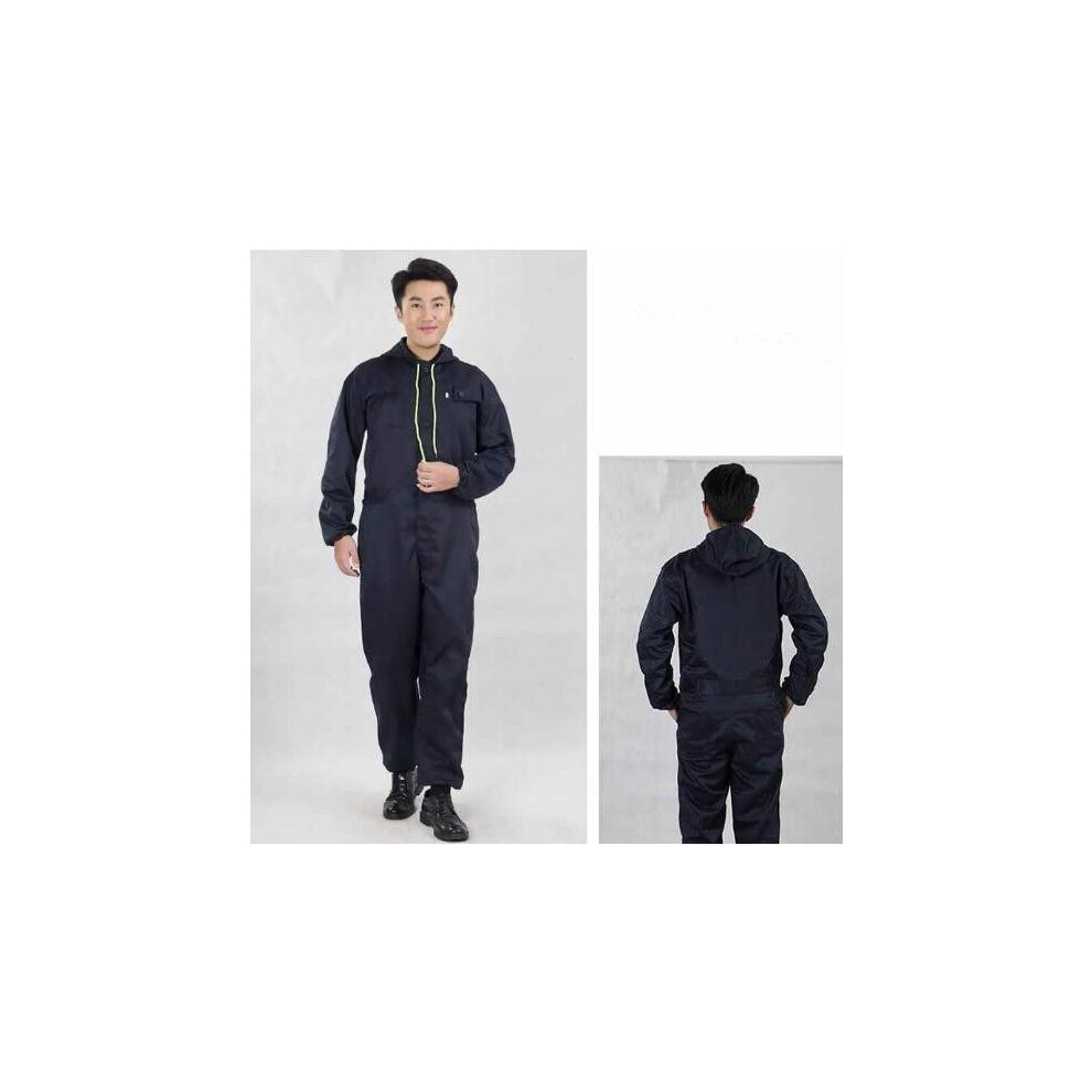 One-Piece Suit Work Clothes Autumn Dustproof Car Repairman Painter Coveralls Wear-Resistant Large Size Orange Overalls Men 885657878635