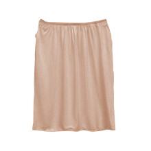 Women Elastic Underdress Skirt Short Petticoat Stretch Satin Inner Wear Soft Half Slip Petticoat Lady Summer Skirt Accessories