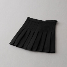 Girls A Lattice Short Dress High Waist Pleated Tennis Skirt Uniform with Inner Shorts Underpants for Badminton Cheerleader