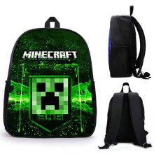 Kids Boys Girls Minecraft Backpack Travel Rucksack Large Capacity School Book Bags