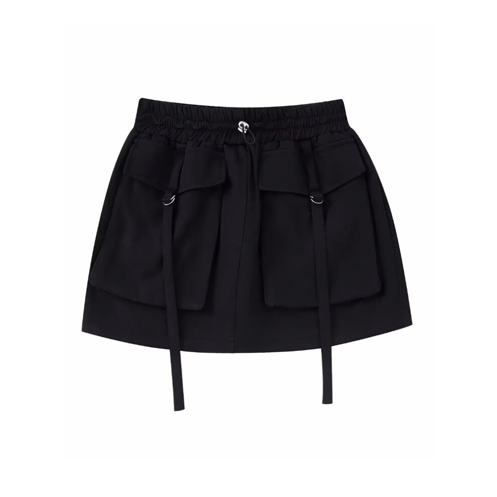 Mini Skirts Womens High Waist Cargo Skirt Autumn Winter Woman Skirt Streetwear Short Skirts For Women