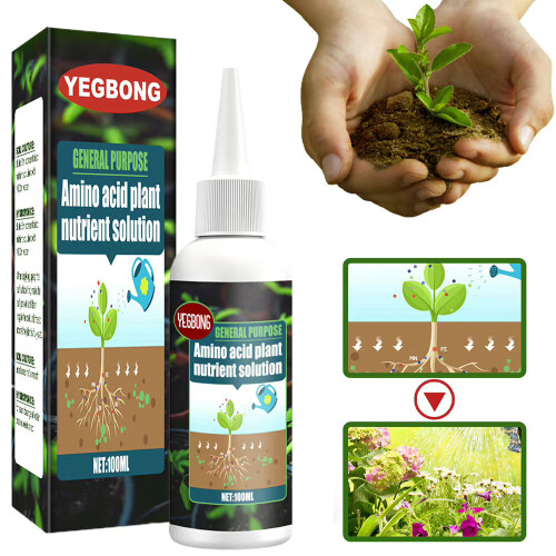 100ml Amino Acid Plant Nutrient Solution Organic Foliar Rooting