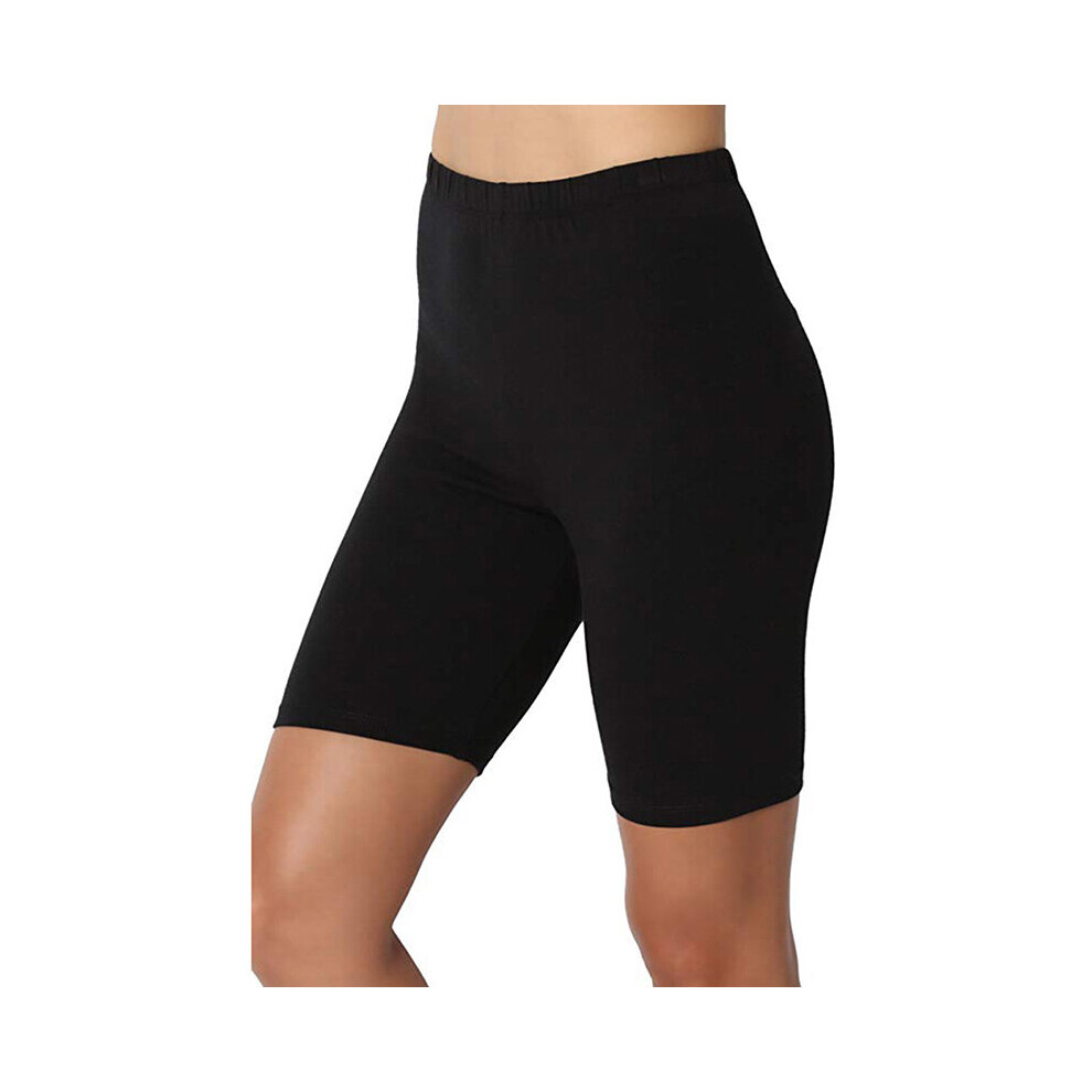 Shorts Summer Home Fitness Sports Women Ladies Casual Clothing Solid All Matching Skinny Elastic Sexy Short-image-OPC-PBR2GZJ-NEW