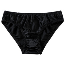 Arrival Women Silk-like Satin Panties Bikini Underwear Breathable Solid Briefs