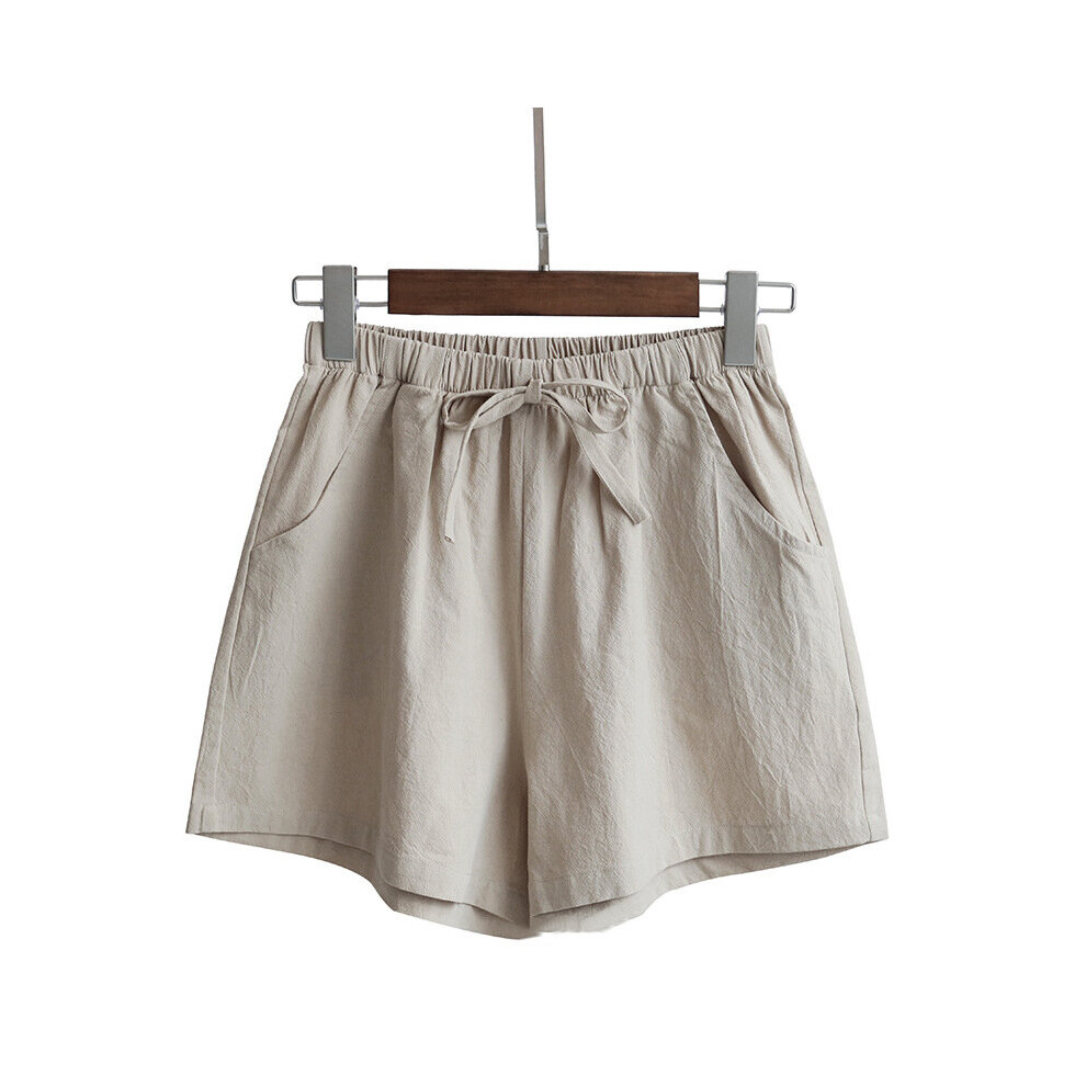 Summer Cotton Linen Shorts Women High Waist Oversize Shorts Short Pants Women Casual Sports Shorts Female-image-OPC-PBR2M7G-NEW