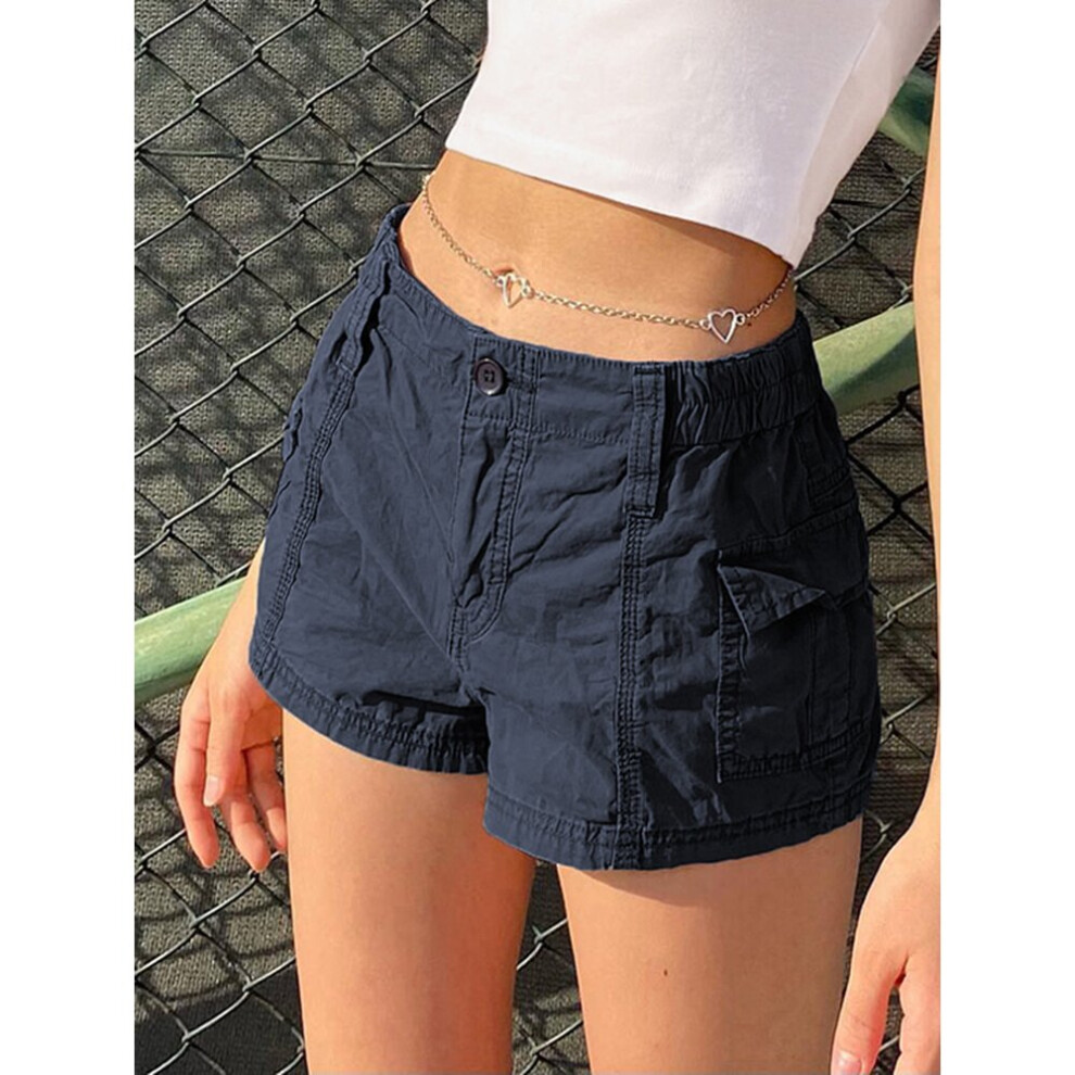 Low Waist Stitch Y2K Mini Shorts Women Pockets Cargo Style Streetwear Short Woven Pants Casual Vacation Summer Outfits on OnBuy