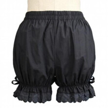 Sweet Cotton Lolita Shorts Bloomers With Lace Girls Trim Bow Underpant
