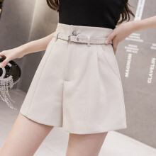 Summer Arrival Style Shorts High Waist Girls A-line Wide Leg Shorts Caual Ladies Shorts 8644 50