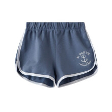Girls Embroidery High Waist Soft Cotton Shorts Summer Ladies Casual Straight Shorts Women Bottoms