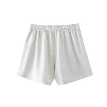 Vintage Girls Soft Cotton Gray Shorts Summer Ladies Loose Jogging Shorts Joggers Women Bottoms