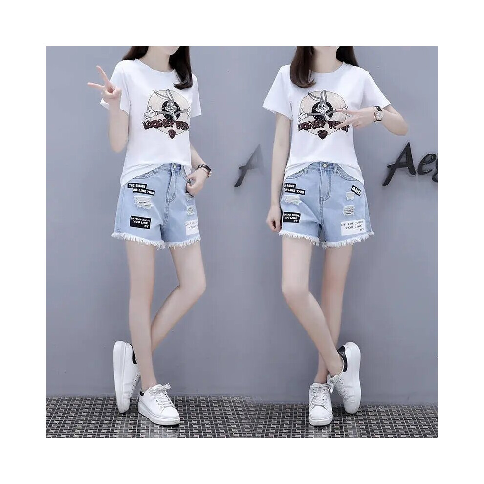 Women Summer Loose Lapel Denim Shorts Female Casual Wide Leg Shorts Ladies High Waist Pockets Short Jeans-image-OPC-PBR2YVK-NEW