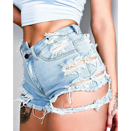 Mini best sale short jeans