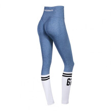 Fits Tightly Useful Covers All Defects High Waist Yoga Pants Daily Costume Yoga Pants Splicing for Training