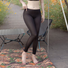 Sexy Solid Hips Hollow Out Pencil Pants Ice Silk Smooth Skinny Legging Erotic Lingerie Women Low Rise Elastic Sheer Tights