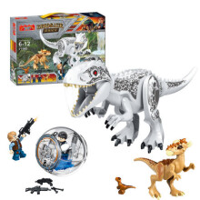 (Style C) Large Dinosaur Figure Big Size Indominus T Rex Blocks Fit  Lego Toys
