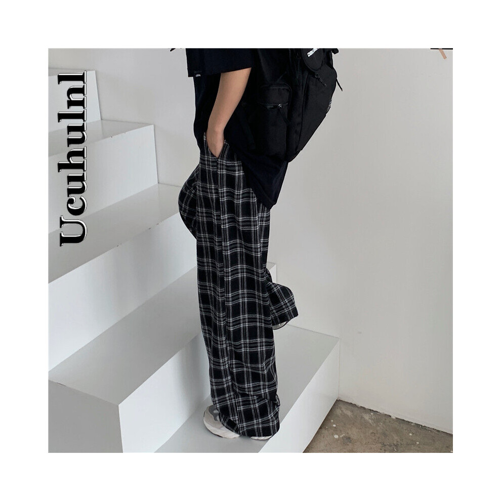 Loose best sale plaid pants