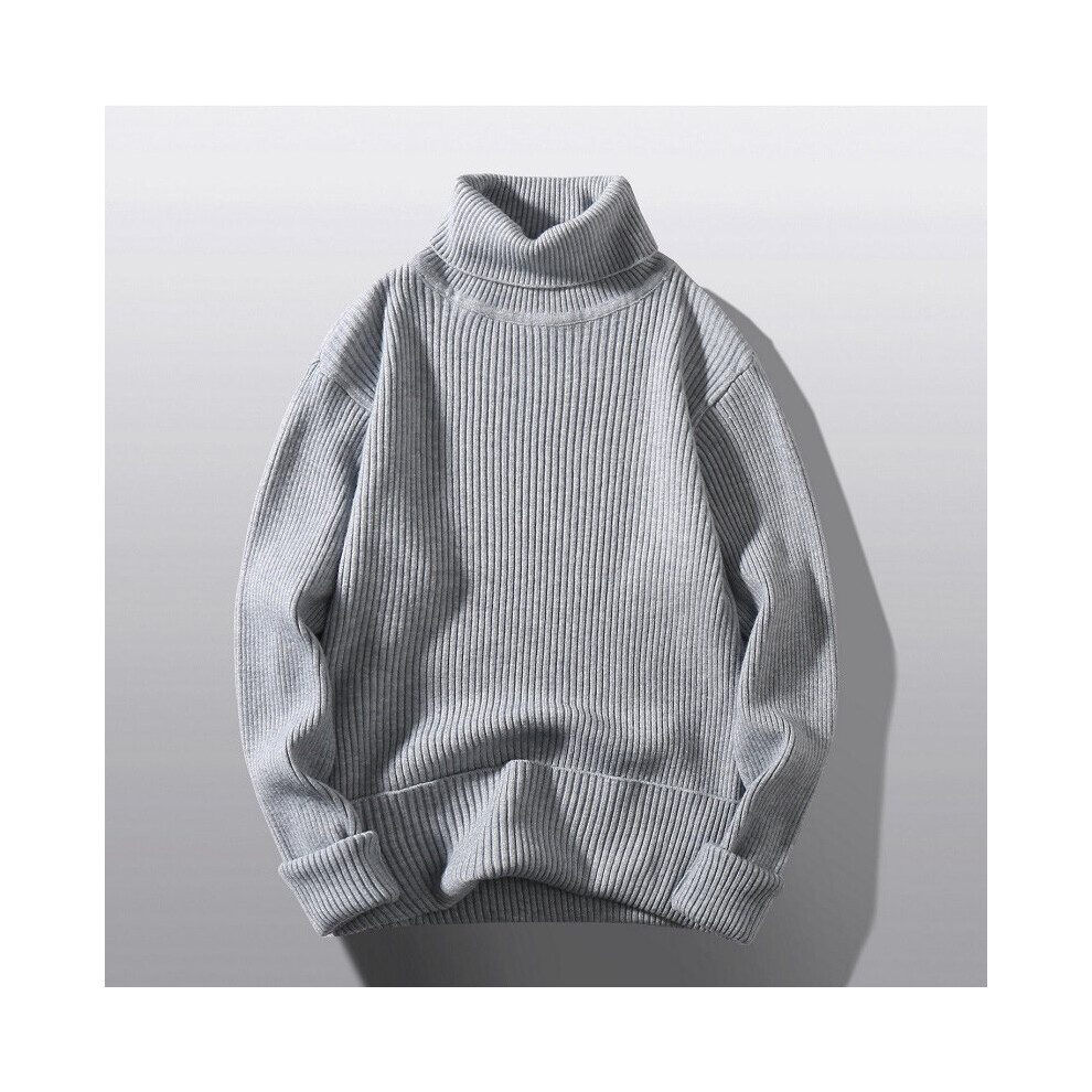 Men's Warm Turtleneck Sweater Winter Ski Riding Underlayer Tight Long Sleeve Knitted Tops Pullover Jumpers Turtleneck Basic-image-OPC-PBR5KTP-NEW