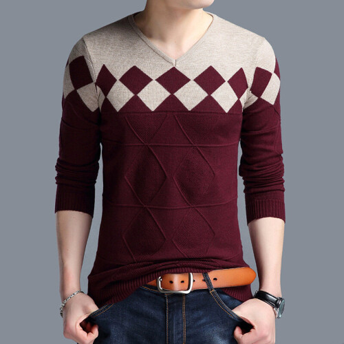 Arrival pullover men Sweater Men Pullover Men's Sweater Autumn Slim Fit Pullovers Men Pull Mens Clothes 2