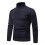Fall Sweater Solid Knit Sweater Anti-pilling Pure Men Sweater 7