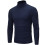 Solid Turtleneck Pullovers For Men High Stretch Slim Fit Top Winter Turtleneck Long Sleeve Sweater Tops 4