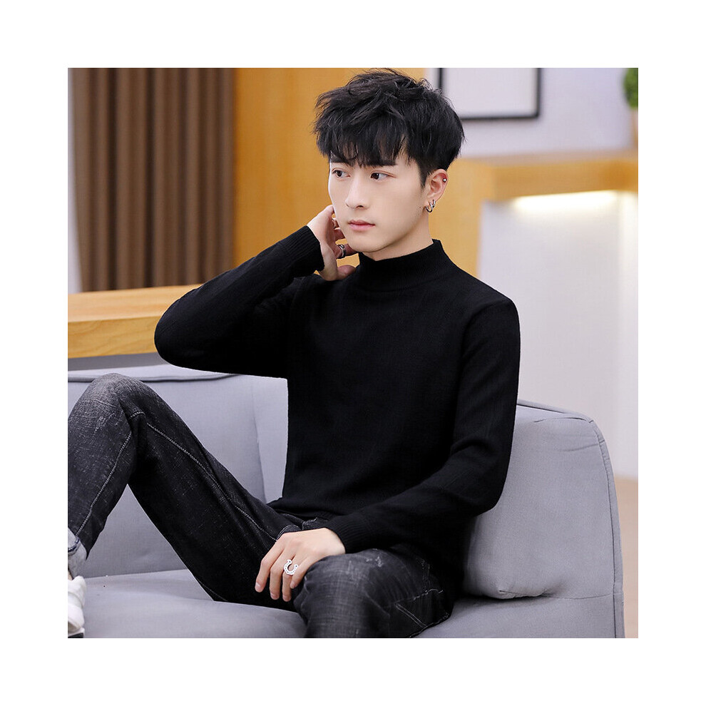 Fine Mens Sweaters Long Sleeve Winter Pullovers High Non Pilling Grey Wine Red Slim Fit Sleeve Men Sweaters-image-OPC-PBR5NJC-NEW