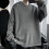 Men Sweater Pullover Long Basic Stretchy Men Sweater Fall Sweater for Daily Wear 6