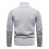 Fall Sweater Solid Knit Sweater Anti-pilling Pure Men Sweater 4