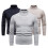Fall Sweater Solid Knit Sweater Anti-pilling Pure Men Sweater 5