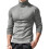 Autumn Winter Men Sweaters High Collar Long Sleeve Solid Warm Multicolor Handsome All-match Casual Pullovers 4