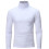 Solid Turtleneck Pullovers For Men High Stretch Slim Fit Top Winter Turtleneck Long Sleeve Sweater Tops 7