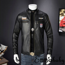 Winter Autumn Men Retro Style PU Leather Jackets Zipped Biker Solid Jacket Soft Casual