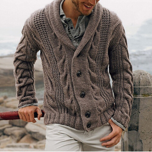 Mens winter cardigan hotsell