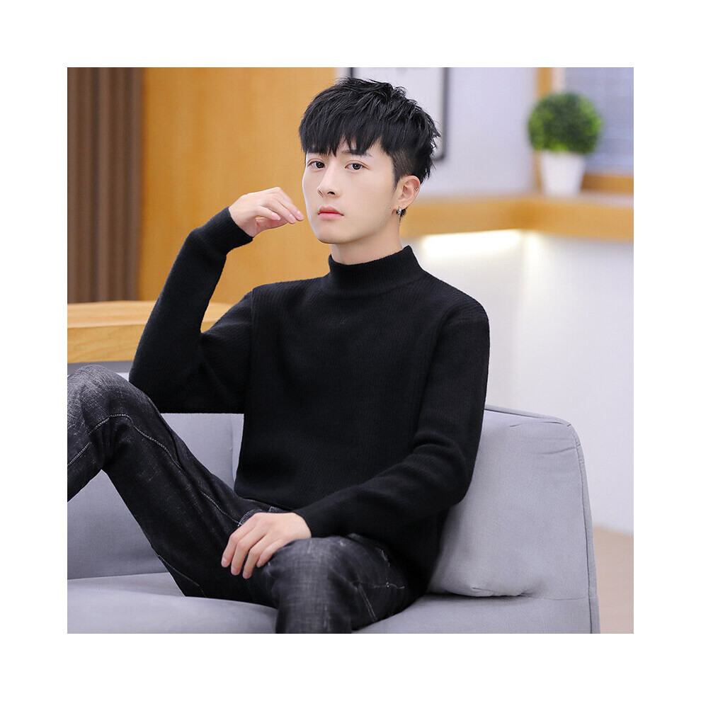 Long Sleeve Men Sweater Winter Pink Yellow Red Turtleneck Pullovers Casual Mens Sweaters-image-OPC-PBR5Q2Z-NEW