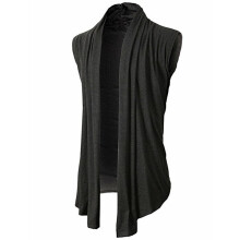Spring Summer Men Clothing Sleeveless Jacket Street Knitted Vest Cardigan Punk Hip Hop Waistcoat Man Knitted Sweater