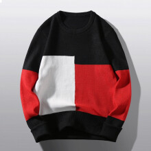Coat Collar Male Autumn And Winter Wool Sweater Round Neck Pullover Bottoming Shirt Matching All Boys Coats Size 7-8
